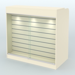 Ресепшен-Лайт №3 (Фасадная стенка - Экономпанель), Крем Вайс