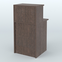 Ресепшен-Лайт прямоугольный с надставкой №12, Дуб Венге