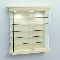 Витрина для музеев "Коллекция" настенная №2-5, Крем Вайс