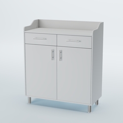 Стойка официанта "Бармен" №6-Н на ножках, Белый