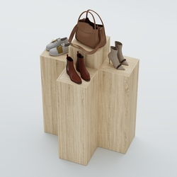 Демо-стенд Ступени Т-обр №1, Дуб сонома