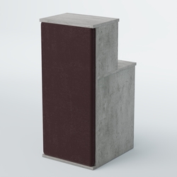 Ресепшен БАРОН №2 (ровная поверхность), Бетон Чикаго + 17 Elephant