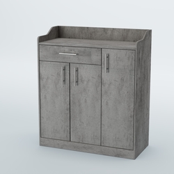 Стойка официанта "Бармен" №7, Бетон Чикаго светло-серый F186 ST9