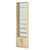 Стеллаж из ДСП с 7-ю полками 150x600 мм серии LEVEL-7 №2-2 (З/C - ЗЕРКАЛО) Дуб Сонома