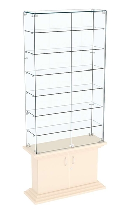 Витрина с узким накопителем ЦИТАДЕЛЬ №33, Крем Вайс