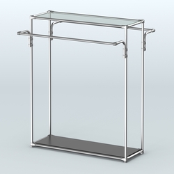 Островная торговая система ХРОМ 1200 мм №3, Черный