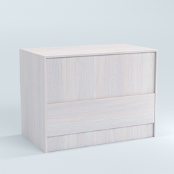 Стол-ресепшен серии ПРАЙМ №1Б, Ясень Анкор светлый