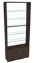 Витрина СЭСП-О №1-300 (З/C - Стекло) со стеклянными полками Дуб Венге