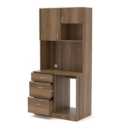 Офисная мини-кухня ПРАКТИК №6, Орех