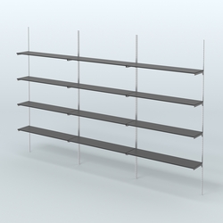 Neo Fix №9 с полками ДСП (3600 мм), Черный