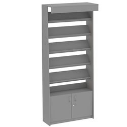 Стеллаж под книги №4, Темно-Серый