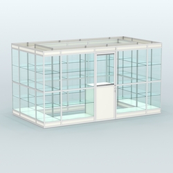 Павильон из профиля островной №2в, Белый