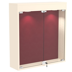 Витрина настенная БАРОН для медалей №1-3А , Крем Вайс + 07 Red