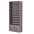 Стеллаж из ДСП с 9-ю полками 400x900 мм серии LEVEL-9 №14 (З/C - ДВП) Ясень Анкор темный
