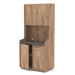 Офисная мини-кухня ЭЛЕГИЯ №2А, Дуб Канзас коричневый