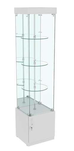 Витрина Ротация с вращающимися полками №4, Серый