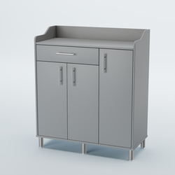 Стойка официанта "Бармен" №7-Н на ножках, Серый