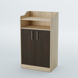 Стойка официанта "Бармен" №4, Дуб Сонома + Дуб Венге