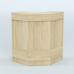 Ресепшен серии ПРАЙМ №3Б угловой, Дуб сонома