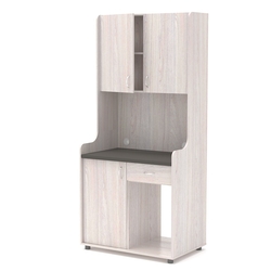 Офисная мини-кухня ЭЛЕГИЯ №5А, Ясень Анкор светлый