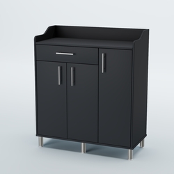 Стойка официанта "Бармен" №7-Н на ножках, Антрацит