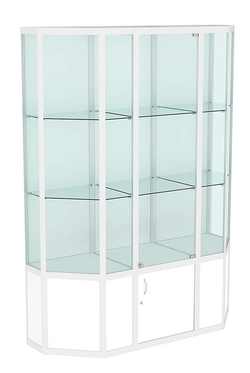 Витрина из профиля Трапеция №2 (1,5 метра), Белый