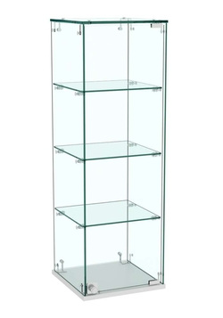 Витрина Истра настольная №23 (прозрачная), Серый