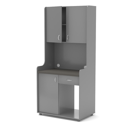 Офисная мини-кухня ЭЛЕГИЯ №5А, Темно-Серый