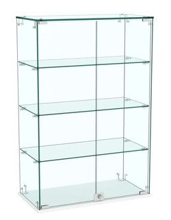 Витрина Истра настольная №22 (прозрачная), Белый
