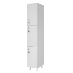 Шкаф для раздевалок СТАНДАРТ-ТРИО №1, Серый