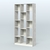 Стеллаж из ДСП серии ЛОФТ №10-1 Метрополитан Грей + Белый
