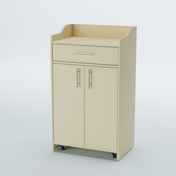 Стойка официанта "Бармен" №5-П передвижная, Крем Вайс