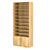 Стеллаж из ДСП с 9-ю полками 400x900 мм серии LEVEL-9 №14 (З/C - ДВП) Дуб Золотистый