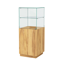 Витрина ювелирная квадратная "Диаманд" №8, Дуб Золотистый