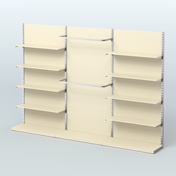 Система ЭЛЕГАНТ №5 пристенная с ДСП (3600 мм), Крем Вайс