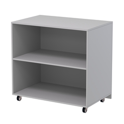 Недорогой прилавок на колесах под декоративные молдинги №ПДМ-16, Серый