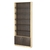 Стеллаж из ДСП с 5-ю полками 150x900 мм серии LEVEL-5 №9 (З/C - ДВП) Дуб Сонома + Дуб Венге