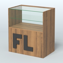 Прилавок "Фаберлинк" №4-800, Орех + Черный