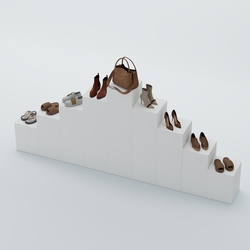 Демо-стенд Ступени-Пирамида №4, Белый