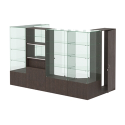 Павильон ИСТРА пристенный №1б (5, 87 кв.м), Дуб Венге