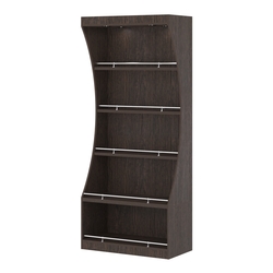 Стеллаж Гарант №1-1-900-О с ограничителями, Дуб Венге