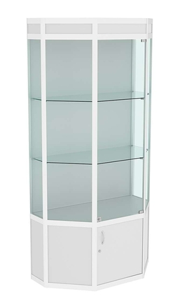 Витрина из профиля Трапеция №1 (метровая), Серый