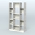 Стеллаж из ДСП серии ЛОФТ №12-1 Метрополитан Грей + Белый