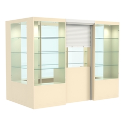 Островной павильон №5-3П (4,05 кв.м), Крем Вайс