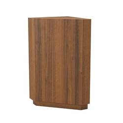 Витрина угловая "Диаманд" №6, Орех