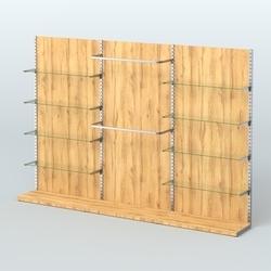 Система ЭЛЕГАНТ №6 пристенная с ДСП (3600 мм), Дуб Золотистый