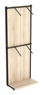 Пристенная система с пристенными поручнями для одежды ЛОФТ №2-ЗС 900мм Дуб сонома