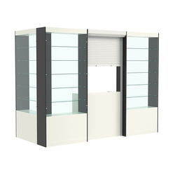 Угловой павильон №2-5П (3,24 кв.м), Белый и Черный