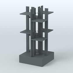 Стойка цветочница №3, Темно-Серый