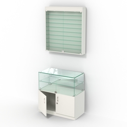 Комбинированный прилавок-витрина демонстрационный КПВ-01-07, Белый